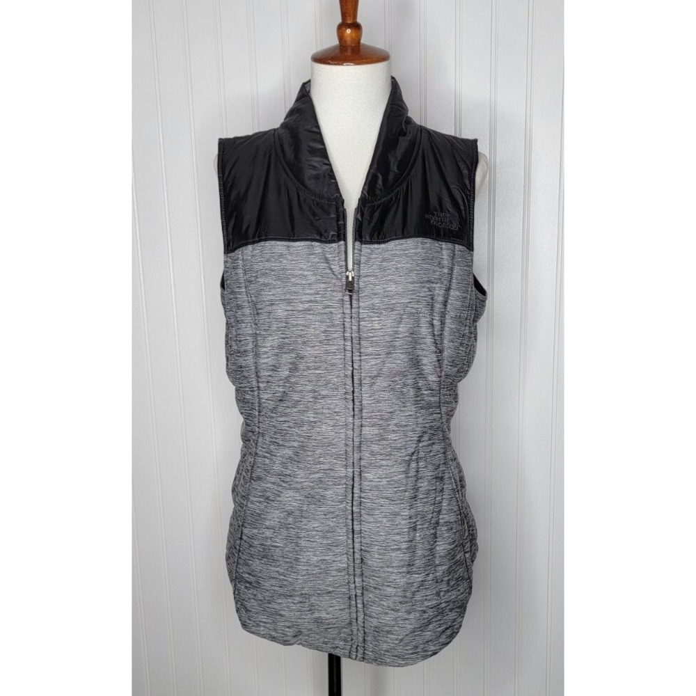 The North Face Puffer Vest Women's Size Medium Insulated Black /Gray
